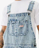 True Religion Men's Double Cargo Big T Overall Jeans