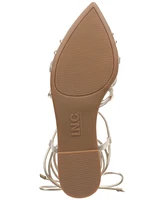 I.n.c. International Concepts Women's Kharmaa Lace-up Flat Sandals, Exclusively at Macy's