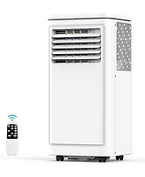 Cowsar 8000 Btu Portable Air Conditioners, Portable Ac Cool up to 350 Sq.Ft, 4 Modes Room Air Conditioner with Remote/Led Display/24Hrs Timer/360°