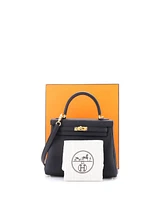 Pre-Owned HERMES Kelly Handbag Togo with Gold Hardware