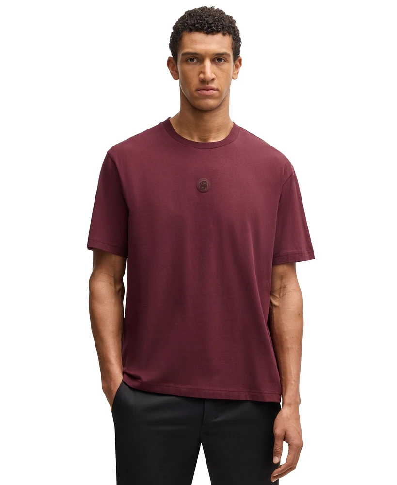 Boss by Hugo Men's Monogram Stretch-Cotton T-Shirt