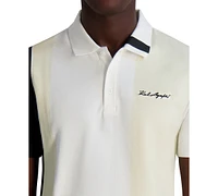 Karl Lagerfeld Paris Men's Regular-Fit Colorblocked Polo Shirt