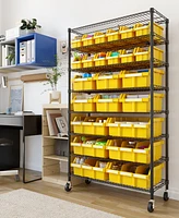 Seville Classics 8-Tier 24 Bin Rack System