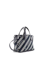 Pre-Owned Givenchy Mini Bond Shopper Tote Logo Jacquard Canvas