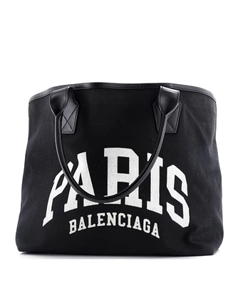 Pre-Owned Balenciaga Large Cities Jumbo Tote Printed Canvas