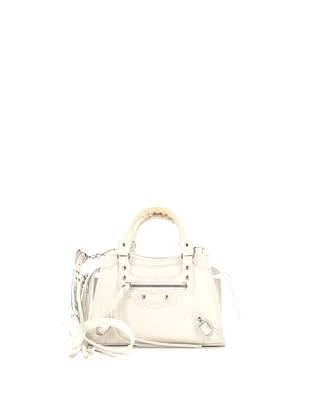 Pre-Owned Balenciaga Mini Neo Classic City Bag Embossed Leather