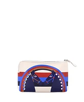 Pre-Owned Hermes Carre Pocket Long Pouch Printed Swift
