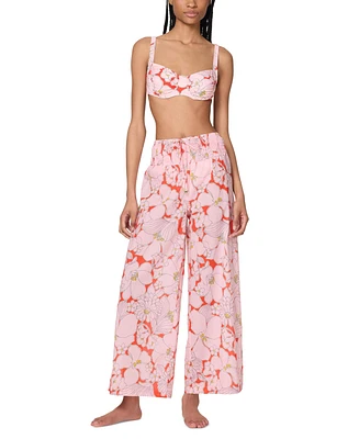 Kate Spade New York Women's Printed Cotton Cover-Up Pants