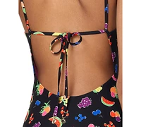 Kate Spade New York Women's Tie-Back One-Piece Swimsuit