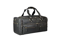 Luxorro 100% Full Grain Leather Duffel Bag