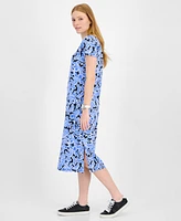 Tommy Hilfiger Women's Paisley-Print V-Neck Midi Dress