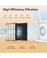 Ap-1512HH Coway Replacement Hepa Filters, Compatible with Coway Airmega AP1512HH and 200M Air Purifier, 2 Pack