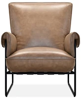 Briannie Leather Accent Chair, Exclusively at Macy's