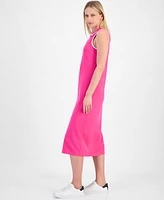 Nautica Jeans Women's Johnny-Collar Sleeveless Midi Dress