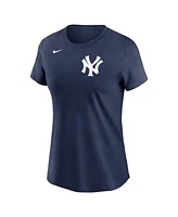 Nike Women's Max Fried Navy New York Yankees Fuse Name Number T-Shirt
