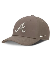 Nike Men's Brown Atlanta Braves Rise Performance Adjustable Hat