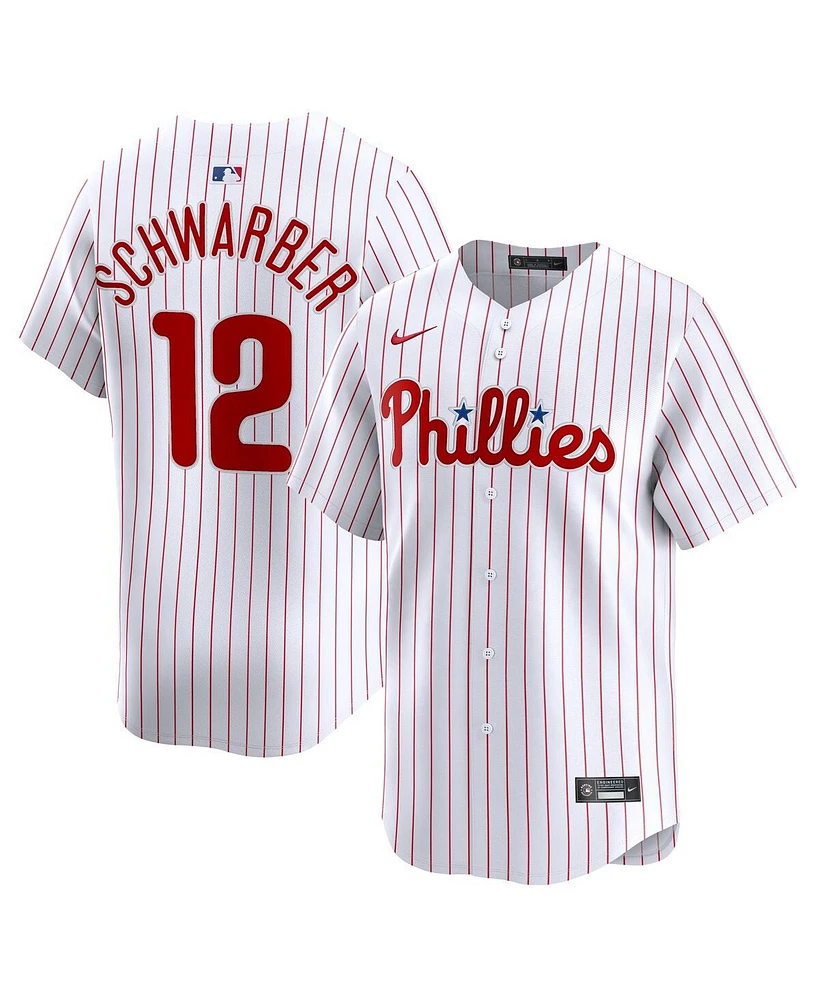 Nike Men's Kyle Schwarber White Philadelphia Phillies Home Limited Player Jersey