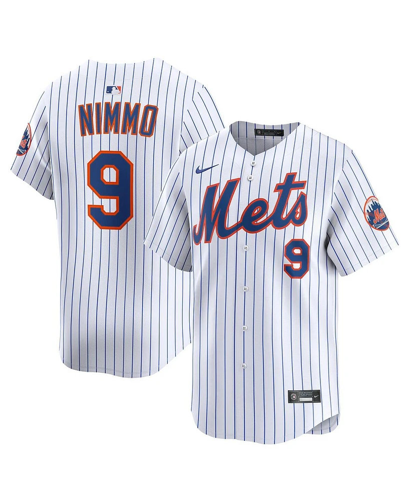Nike Men's Brandon Nimmo White New York Mets Home Limited Player Jersey