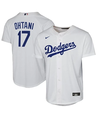 Nike Big Boys and Girls Shohei Ohtani White Los Angeles Dodgers Home Replica Player Jersey