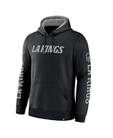 Fanatics Men's Black Los Angeles Kings Big City Legacy Fleece Pullover Hoodie