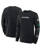 Fanatics Men's Black Dallas Stars Boxed Legacy Long Sleeve T-Shirt