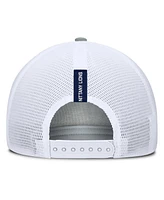 Fanatics Men's Heather Gray/Navy Penn State Nittany Lions Profile Trucker Adjustable Hat