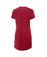 Fanatics Women's Red Tampa Bay Buccaneers Relaxed Fit Drape Dress