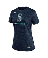 Nike Women's Navy Seattle Mariners Authentic Collection Velocity Performance T-Shirt