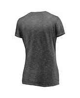 Women's Fanatics Charcoal Kansas City Chiefs Vs. San Francisco 49ers Super Bowl Lviii Matchup Final Battle V-Neck T-shirt