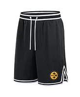 Fanatics Men's Black Pittsburgh Steelers Elements Future Ground Shorts