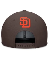 Nike Men's Gray/Brown San Diego Padres Pro Performance Snapback Hat