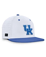 Nike Men's White Kentucky Wildcats On-Field Dugout True Performance Fitted Hat