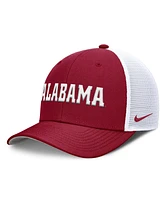 Nike Men's Crimson Alabama Crimson Tide 2025 Dugout Coaches Rise Performance Trucker Adjustable Hat