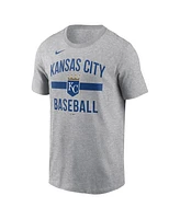 Nike Men's Heather Gray Kansas City Royals Arched T-Shirt