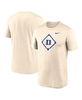 Nike Men's Cream Duke Blue Devils Legend Baseball Icon Performance T-Shirt