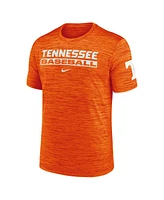 Nike Men's Tennessee Orange Volunteers Velocity Baseball Wordmark Stack Performance T-Shirt