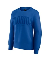 Fanatics Women's Royal Florida Gators Supersoft Flow Fleece Pullover Sweatshirt