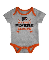 Outerstuff Baby Boys and Girls 3-Piece Philadelphia Flyers Legend Bodysuit Set