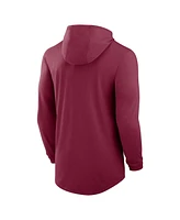 Nike Men's Garnet Florida State Seminoles Lightweight Performance Long Sleeve Hoodie T-Shirt
