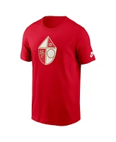 Nike Men's Scarlet San Francisco 49ers Rewind Logo Essential T-Shirt