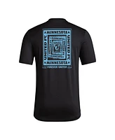 Adidas Men's Black Minnesota United Fc Local Wrap T-Shirt