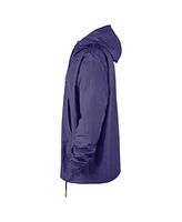 Nike Men's Purple Phoenix Suns Courtside Premium Club Anorak Quarter-Zip Pullover Hoodie