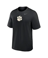 Nike Men's Black Clemson Tigers Primary Statement Two-Hit Performance T-Shirt