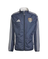 Adidas Men's Navy/White San Diego Fc 2025 Anthem Reversible Full-Zip Jacket
