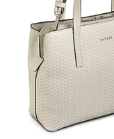 Radley London Dukes Place Weave Emboss Medium Zip Top Satchel