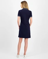 Nautica Jeans Women's Zip Polo Dress