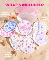 MakeUp Eraser 7-Pc. Seashells Makeup-Removing Cloth Set