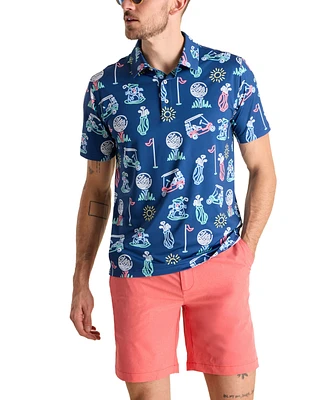 Chubbies Men's The Liberty Cup Performance Polo Shirt