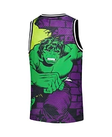 Lids Big Boys and Girls Purple Hulk Print Mesh Fashion Jersey
