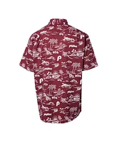 Reyn Spooner Men's Burgundy Philadelphia Phillies Cooperstown Collection Kekai Button-Down Shirt